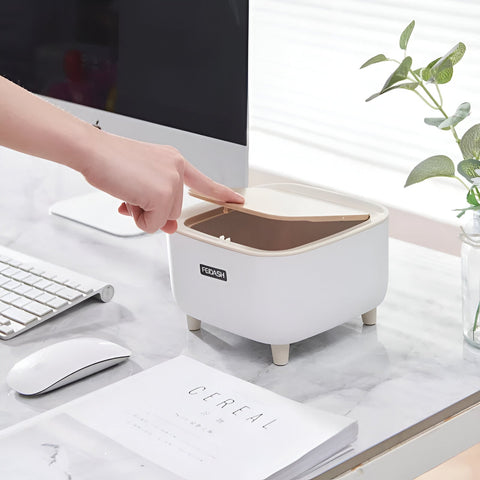 The universal tabletop container is square