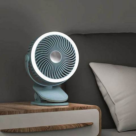 Portable fan with clip