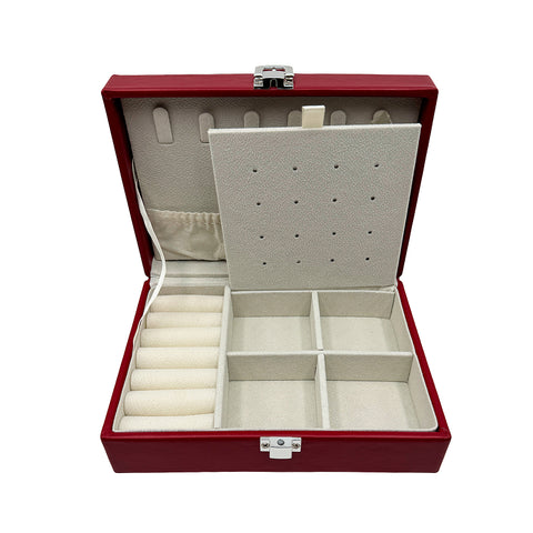 Jewelry box with partitions 17×12×5.8 cm