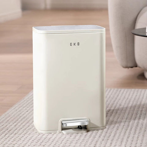 EKO pedal trash can with soft-closing lid