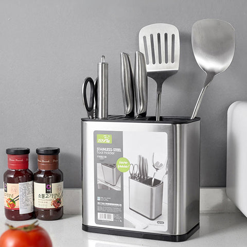 Knife and kitchen utensil organizer