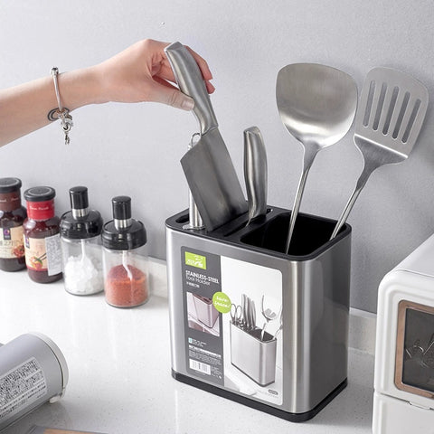 Knife and kitchen utensil organizer
