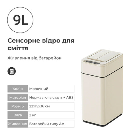 Сучасне сенсорне сміттєве відро