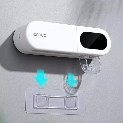 Ecoco Toothbrush Holder with Toothpaste Dispenser and UV Sterilizer