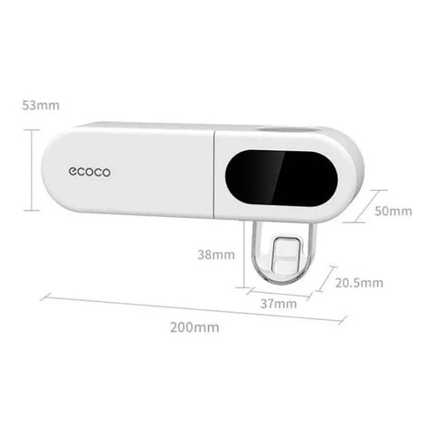 Ecoco Toothbrush Holder with Toothpaste Dispenser and UV Sterilizer