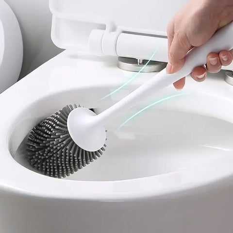Ecoco wall-mounted silicone toilet brush
