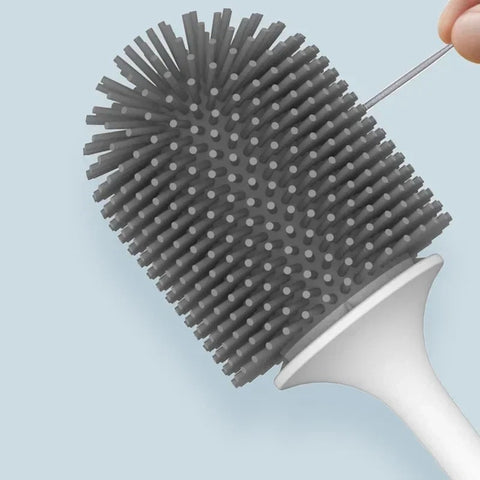 Ecoco wall-mounted silicone toilet brush