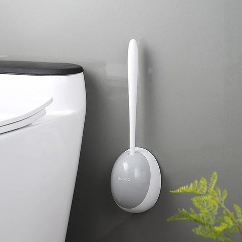 Ecoco wall-mounted silicone toilet brush