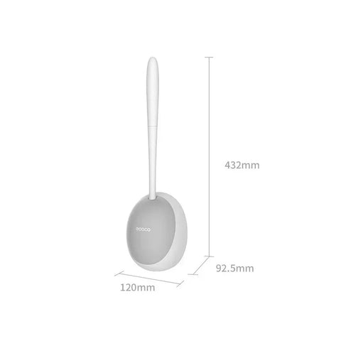 Ecoco wall-mounted silicone toilet brush