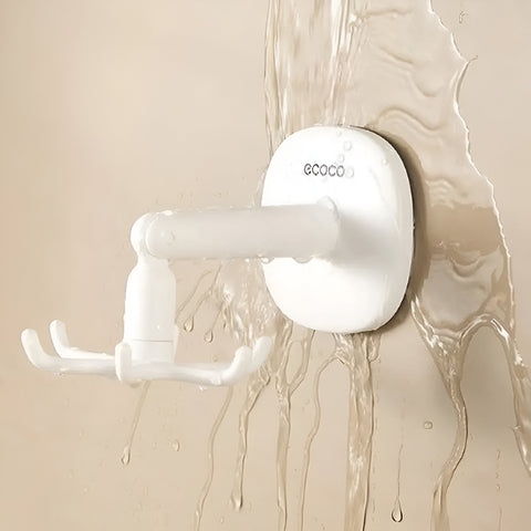 Ecoco universal wall hook organizer with swivel mechanism