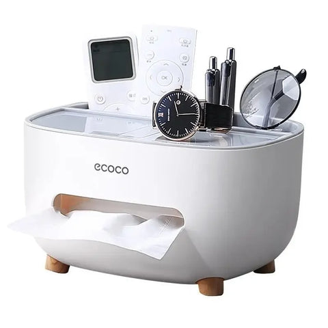 Ecoco Napkin Organizer with Storage Compartments