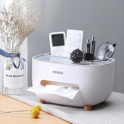 Ecoco Napkin Organizer with Storage Compartments