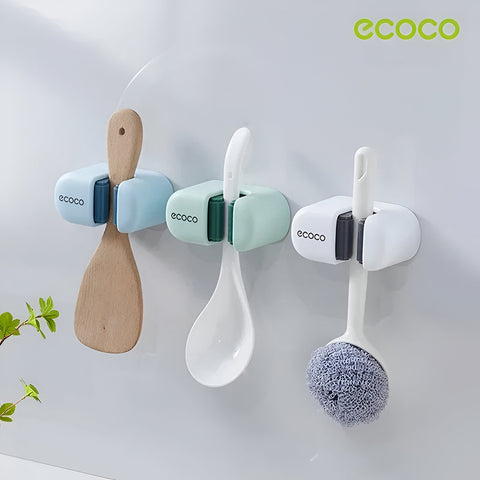 Ecoco wall-mounted mop holder