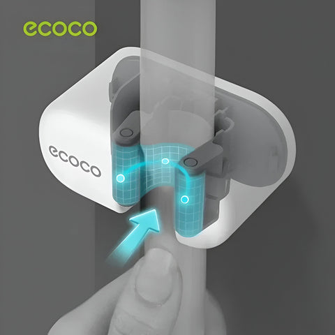 Ecoco wall-mounted mop holder