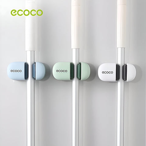Ecoco wall-mounted mop holder