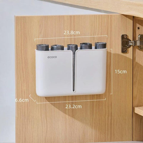Ecoco garbage bag storage organizer