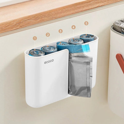 Ecoco garbage bag storage organizer