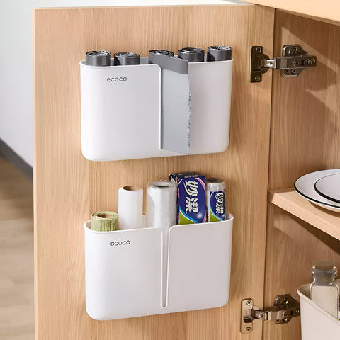 Ecoco garbage bag storage organizer