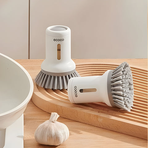 Ecoco dishwashing brush with detergent dispenser