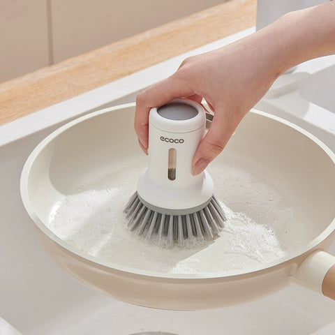 Ecoco dishwashing brush with detergent dispenser