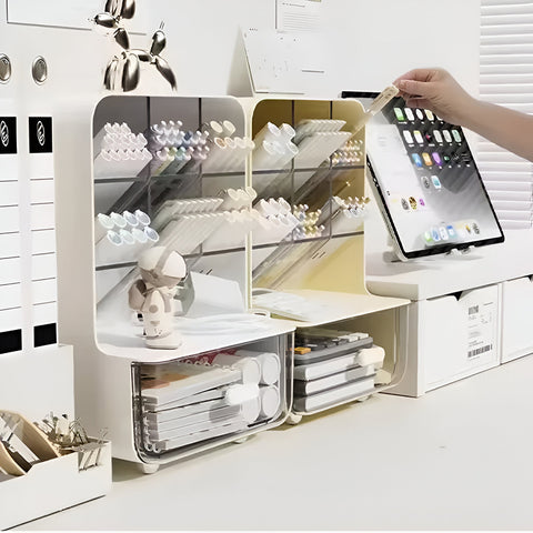 Stationery and cosmetics organizer