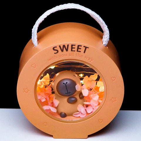 Night light with capybara