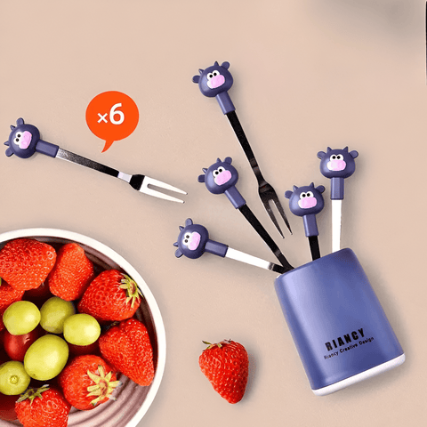 A set of fruit forks
