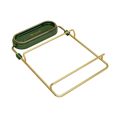 Holder with a net for draining food residues