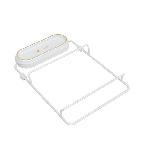 Holder with a net for draining food residues
