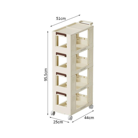Universal Shelves on Wheels for Efficient Storage