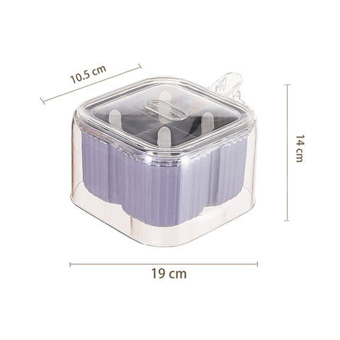 Container for spices with four compartments