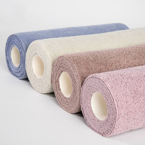 Тряпки из микрофибры в рулоне 25x25 см (20 шт.)