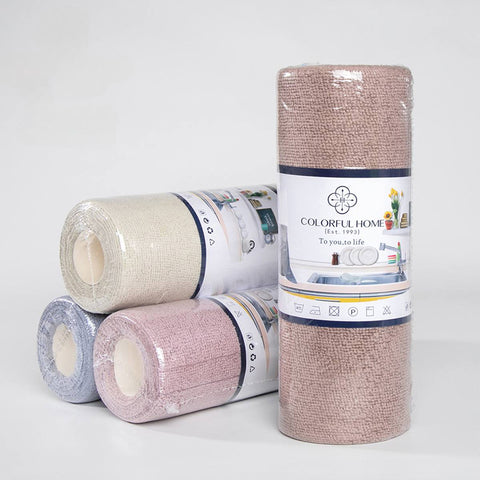 Тряпки из микрофибры в рулоне 25x25 см (20 шт.)