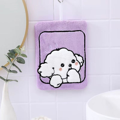Cartoon hanging hand towel 18×25 cm