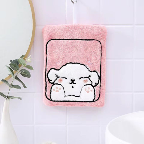 Cartoon hanging hand towel 18×25 cm