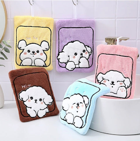 Cartoon hanging hand towel 18×25 cm