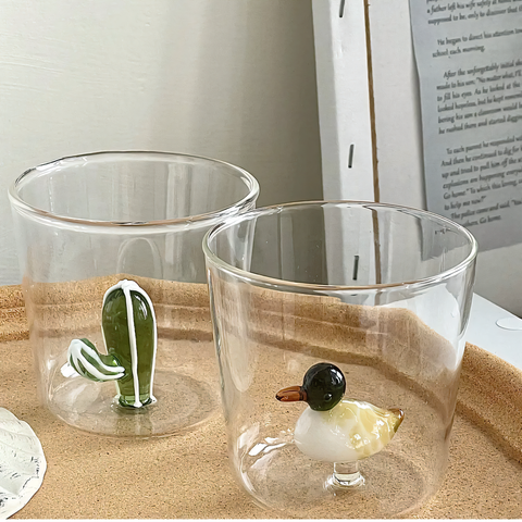 A collection of themed glasses