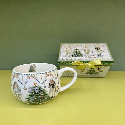 Christmas cup in gift packaging