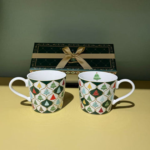 New Year's set of cups in a gift box