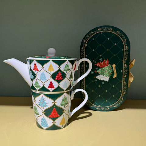 New Year's tea set in a gift box