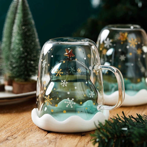 New Year's glass cup 400 ml
