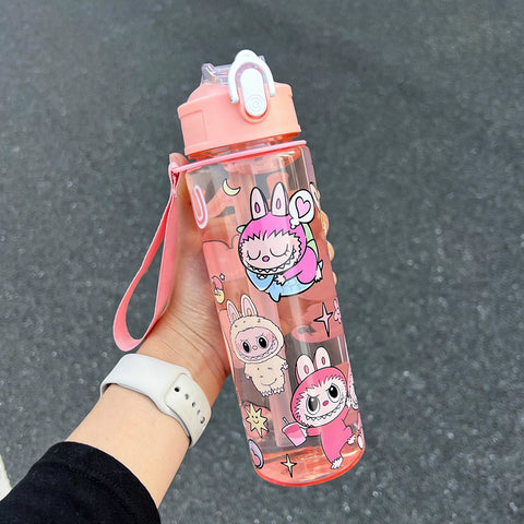 Labubu water bottle 800 ml