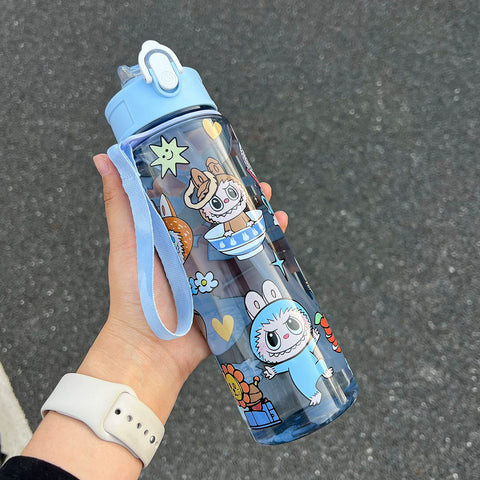 Labubu water bottle 800 ml