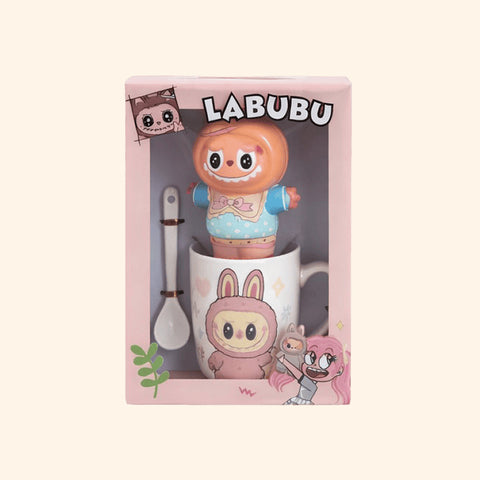 Дитячий подарунковий набір Labubu Чашка + Іграшка