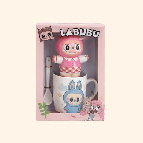 Дитячий подарунковий набір Labubu Чашка + Іграшка
