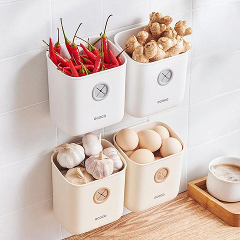 Ecoco wall-mounted basket organizer Code: 0997