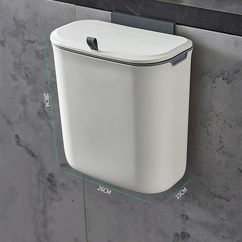 Hanging kitchen trash can