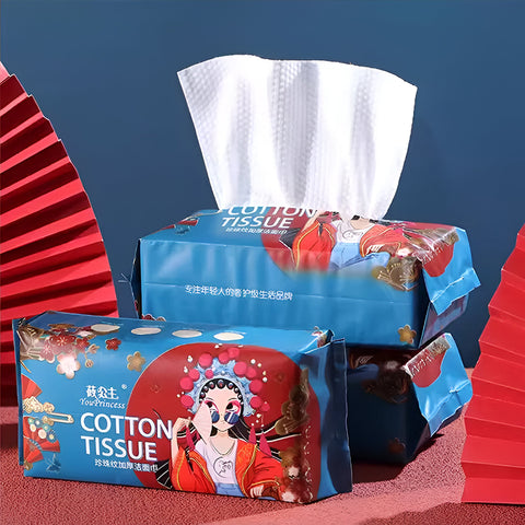 Disposable soft towels made of pure cotton