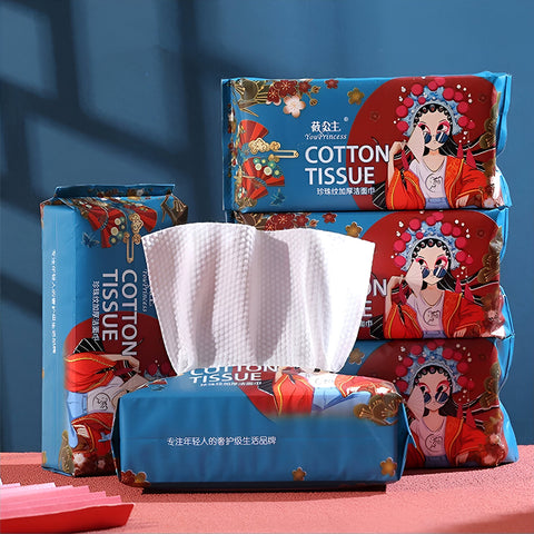 Disposable soft towels made of pure cotton