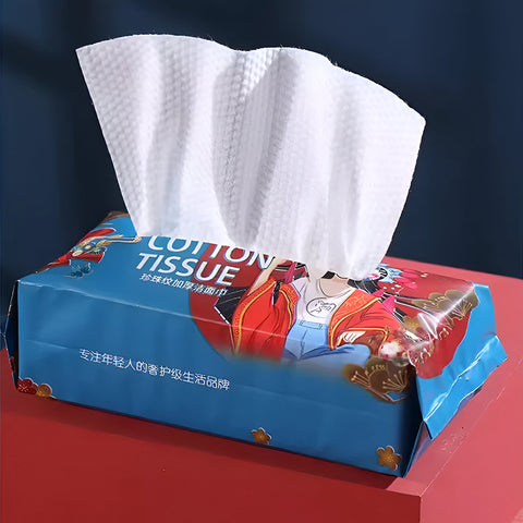 Disposable soft towels made of pure cotton